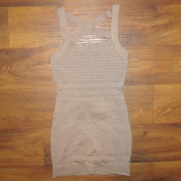 Hot Miami Styles Dresses & Skirts - Hot Miami Style Brown Dress Size Small